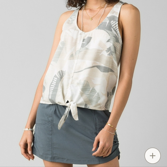 Prana Women's McKenzie Tank, Bone Paloma - Picture 1 of 5